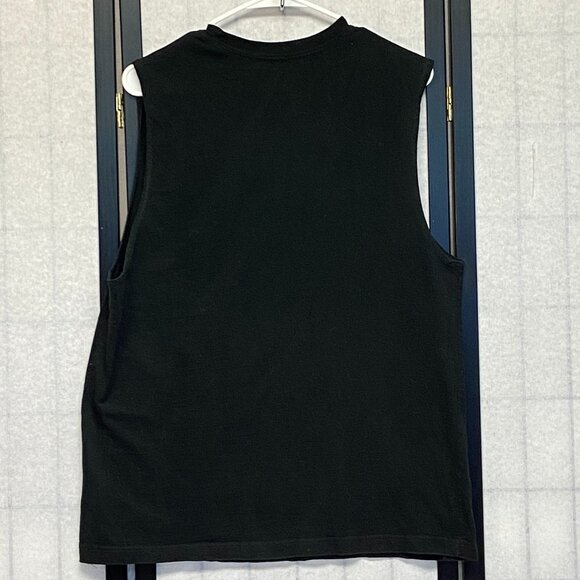 Faded Glory Screen Print Proud American USA Eagle Symbols Muscle Shirt Black M - Picture 2 of 13